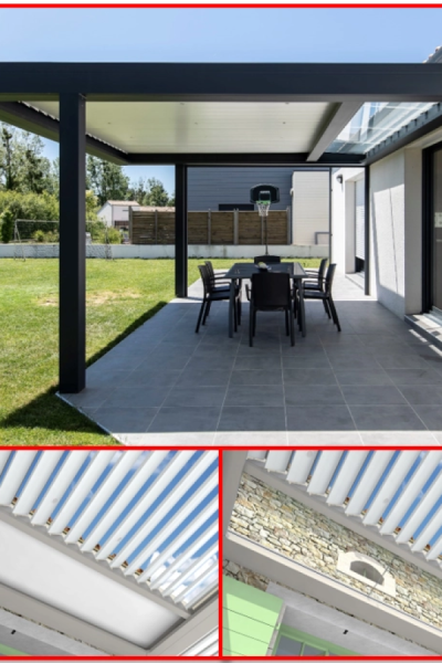 4 raisons d’opter pour une pergola avec départ de toit vitré !