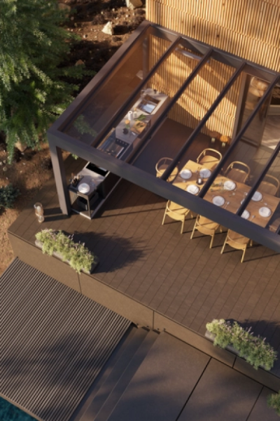 Découvrez la pergola B800 de chez Brustor