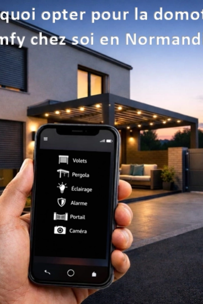 Installer la domotique Somfy à Caen et en Normandie avec Logikinov