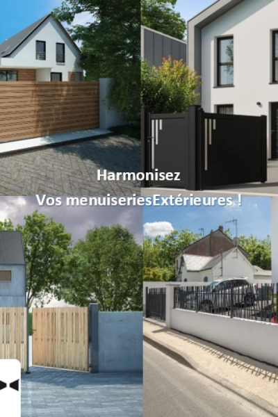 Installez l’ensemble portail et portillon Kostum avec Logikinov en Normandie