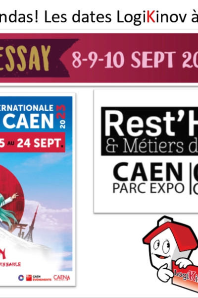 Les dates Logikinov à retenir : Foire de Lessay, Foire Internationale de Caen et Salon REST HOTEL à Caen
