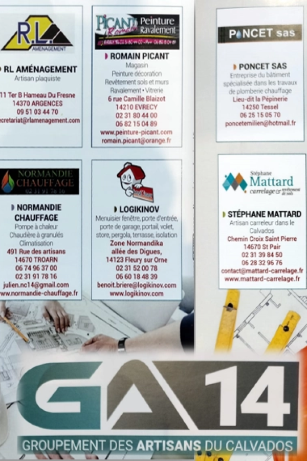 Logikinov fait partie du GA 14, groupement d'artisans