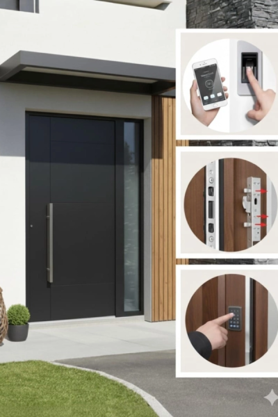 Serrures connectées pour portes d’entrée en Normandie