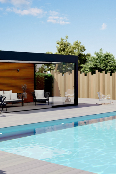 Zoom produit : le pool house by ©SOKO