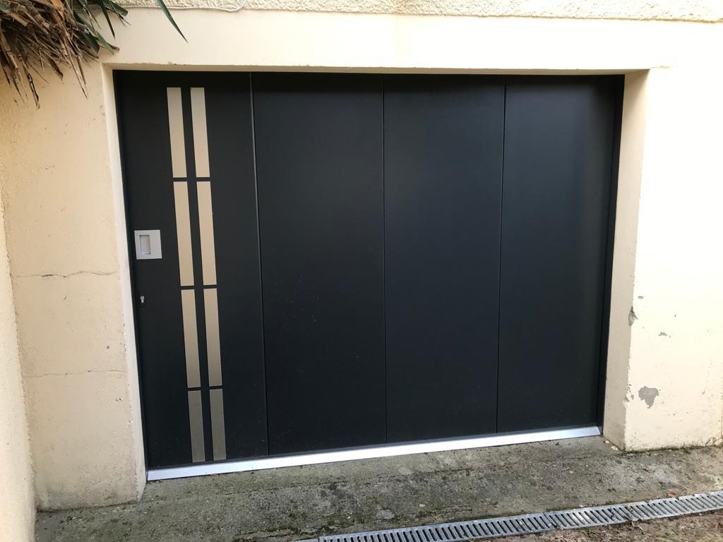 Porte de garage latérale en Normandie