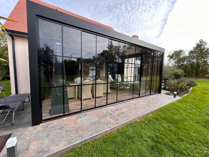 Création d’une pergola en aluminium près de Caen