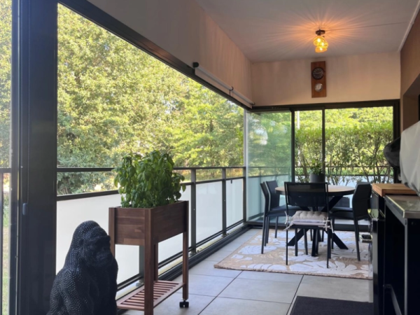 Fermeture de balcon avec vitrage Sunflex SF25 près de Rennes