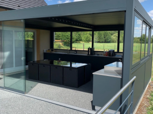 pergola B200XL couplée Brustor