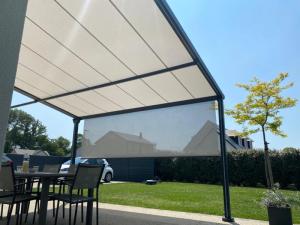 pergola à toile rétractable
