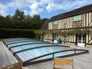 Installation abri piscine à Gonneville-sur-Mer