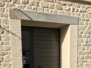 Pose d'une porte d'entrée Bois Cyme By Bel'M à Caen, Normandie