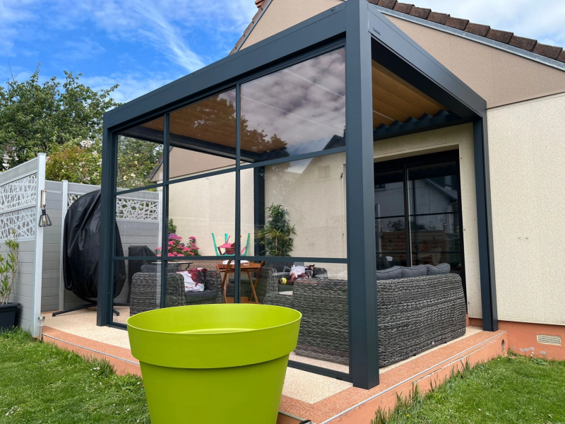 Installation d'une pergola B200 XL près du Havre