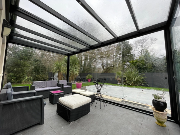 Installation d’une pergola et d’une baie vitrée dans la Seine Maritime