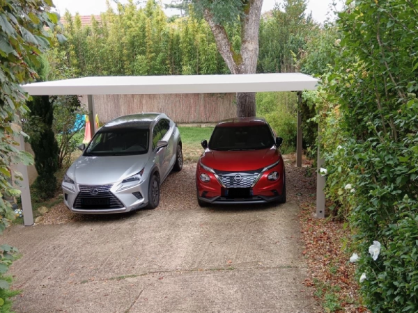 Pose d’un carport Soko en région parisienne