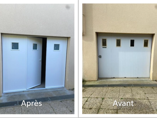 Remplacement d’une porte de garage by DC Production