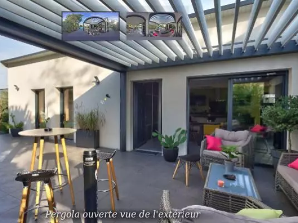 Visite virtuelle - Pergola bioclimatique Calvados