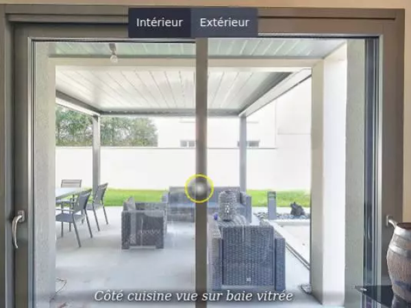 Visite virtuelle - Pose pergola et portes d'entrées à Carpiquet